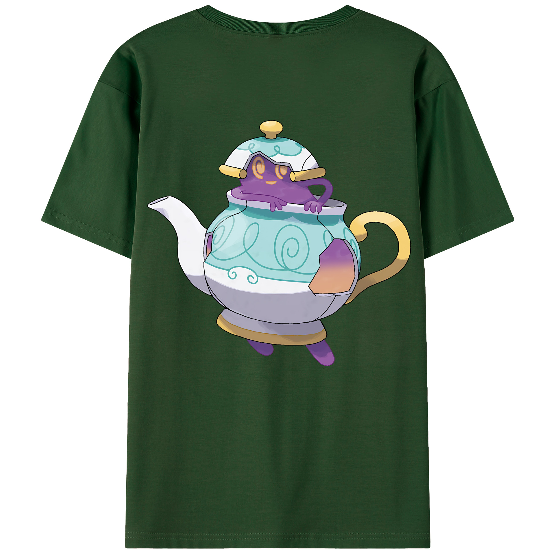 （画像用） ポケットモンスター Pokémon 綿100％半袖Tシャツ（背面プリント）